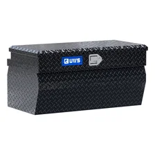 Gloss Black Aluminum 36" Wedge Utility Chest Box (Heavy Packaging) image 1