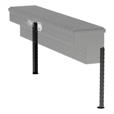 Replacement Black Aluminum Truck Side Tool Box Legs - 1 Pair image 2