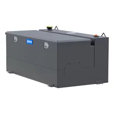 Matte Black 100-Gallon Steel-Aluminum Combo Transfer Tank image 4