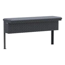 Matte Black Aluminum 48" Truck Side Tool Box with Low Profile (Heavy Packaging) image 4