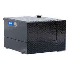 Gloss Black 50-Gallon Combo Aluminum Transfer Tank image 4