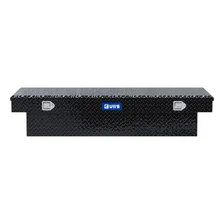 Gloss Black Aluminum 69" Extra-Wide Crossover Truck Tool Box image 2