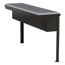 Gloss Black Aluminum 48" Truck Side Tool Box with Low Profile (Heavy Packaging) image 6