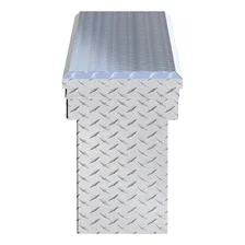 Bright Aluminum 72" Deep Slim Crossover Box with Low Profile (Heavy Packaging) image 5