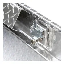 Bright Aluminum 69" Angled Truck Tool Box with Low Profile (LTL Shipping Only) image 7