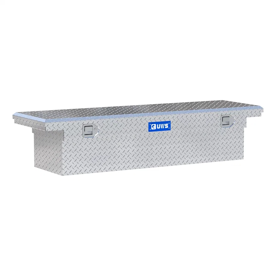 Bright Aluminum 66" Crossover Truck Tool Box, Low Profile (LTL Shipping Only)