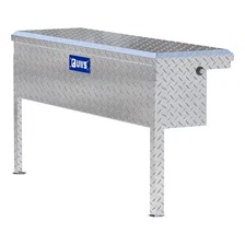 Bright Aluminum 48" Truck Side Tool Box with Low Profile (Heavy Packaging) image 1