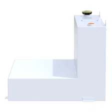 White 85-Gallon L-Shape Steel Transfer Tank image 5