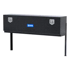 Gloss Black Aluminum 60" Single-Door Topside Truck Tool Box (Heavy Packaging) image 3