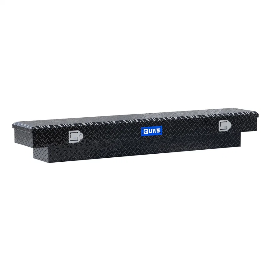 Gloss Black Aluminum 72" Slim-Line Crossover Truck Tool Box (LTL Shipping Only)