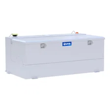 White 100-Gallon Steel-Aluminum Combo Transfer Tank image 1