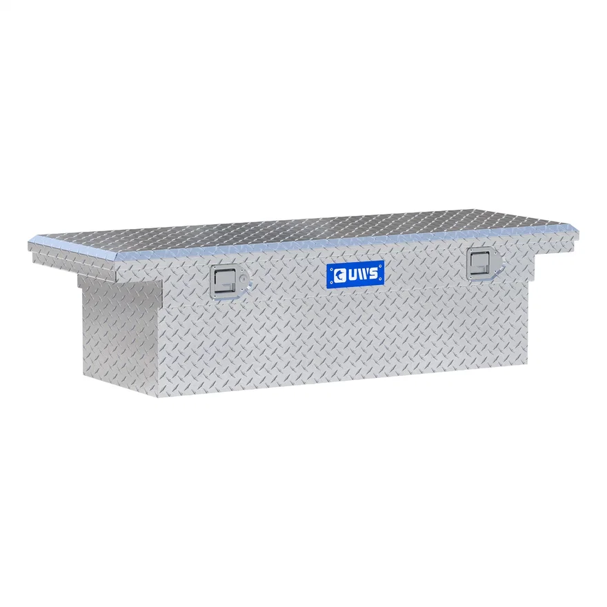 Bright Aluminum 54" Crossover Truck Tool Box with Low Profile (Heavy Packaging)
