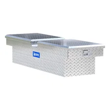Bright Aluminum 63" Gull Wing Crossover Truck Tool Box (Heavy Packaging) image 4