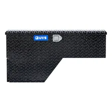 Gloss Black Aluminum 48" Passenger-Side Wheel Well Tool Box (Heavy Packaging) image 5
