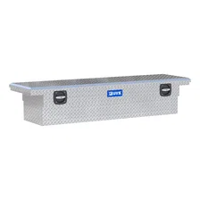 Bright Aluminum 72" Secure Lock Truck Tool Box, Low Profile (LTL Shipping Only) image 1