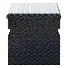 Gloss Black Aluminum 42" Wedge Utility Chest Box (Heavy Packaging) image 5