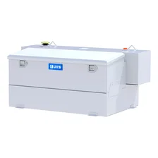 White Hammerhead-Style 100-Gallon Steel-Aluminum Combo Transfer Tank image 3