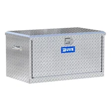 Bright Aluminum 38" Utility Chest Box with Drawers image 1