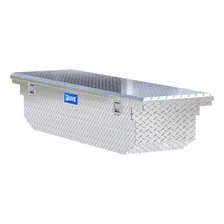 Bright Aluminum 69" Angled Truck Tool Box with Low Profile (LTL Shipping Only) image 4