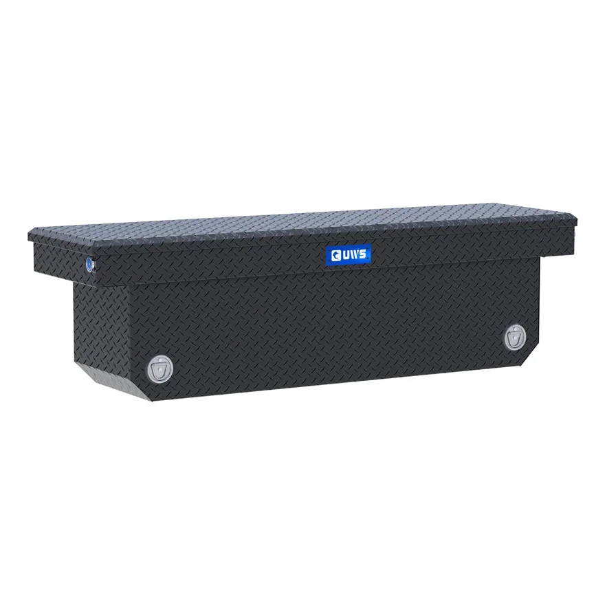 Matte Black 72in. Deep Angled Push Button Crossover Truck Tool Box