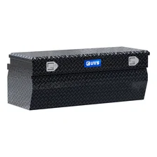 Gloss Black Aluminum 48" Wedge Utility Chest Box (Heavy Packaging) image 1