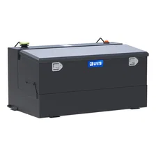 Matte Black 75-Gallon Steel-Aluminum Combo Transfer Tank image 1
