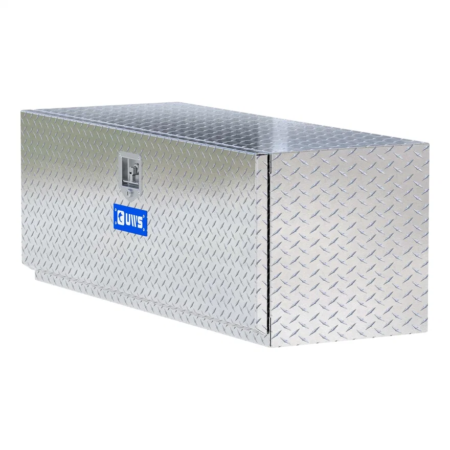 Bright Aluminum 48" Single-Door Underbody Tool Box (Heavy Packaging)