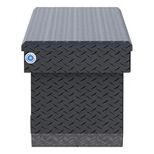 Matte Black 72in. Deep Angled Push Button Crossover Truck Tool Box image 5