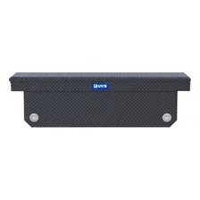 Matte Black 72in. Deep Angled Push Button Crossover Truck Tool Box image 2