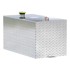50-Gallon Rectangle Bright Aluminum Transfer Tank image 4