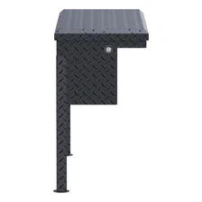 Matte Black Aluminum 36" Truck Side Tool Box, Low Profile (LTL Shipping Only) image 2