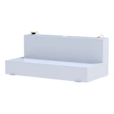 White 100-Gallon L-Shape Steel Transfer Tank image 3