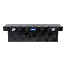 Gloss Black Aluminum 72" Deep Extra-Wide Crossover Truck Tool Box image 2