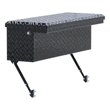Gloss Black Aluminum 36" Truck Side Tool Box with Low Profile, Space-Saving Legs image 3