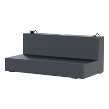 Matte Black 100-Gallon L-Shape Steel Transfer Tank image 3