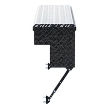 Gloss Black Aluminum 72" Truck Side Tool Box with Space-Saving Legs image 5