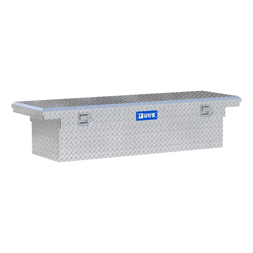 Bright Aluminum 63" Crossover Truck Tool Box, Low Profile (LTL Shipping Only)