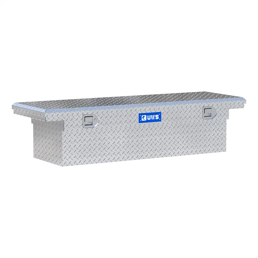 Bright Aluminum 60" Crossover Truck Tool Box with Low Profile (Heavy Packaging)