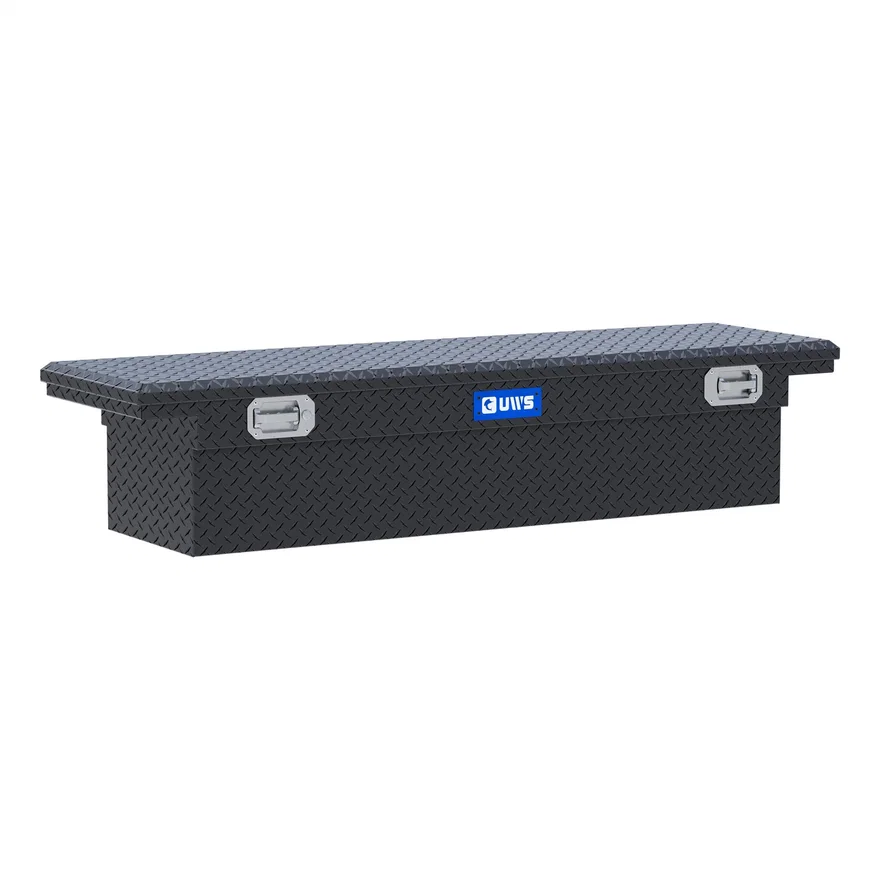 Matte Black Aluminum 69" Crossover Box with Pull Handles (Heavy Packaging)