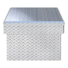 Bright Aluminum 72" Deep Extra-Wide Crossover Truck Tool Box image 5