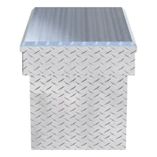 Bright Aluminum 69" Deep Angled Crossover Truck Tool Box image 5