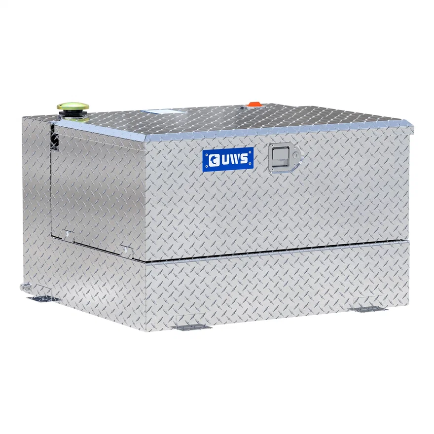 50-Gallon Combo Bright Aluminum Transfer Tank