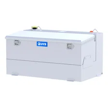White 75-Gallon Steel-Aluminum Combo Transfer Tank image 3