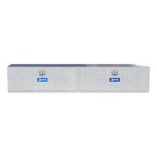 Bright Aluminum 96" Double-Door Underbody Tool Box image 2