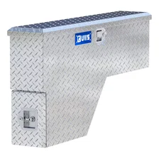 Bright Aluminum 48" Passenger-Side Wheel Well Tool Box (Heavy Packaging) image 1