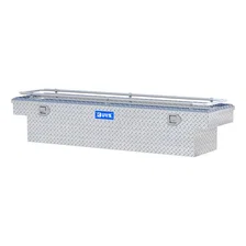 Bright Aluminum 72" Crossover Truck Tool Box with Rail image 3