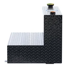 Gloss Black 75-Gallon L-Shape Aluminum Transfer Tank image 5