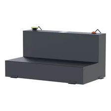 Matte Black 75-Gallon L-Shape Steel Transfer Tank image 3