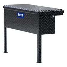 Gloss Black Aluminum 36" Truck Side Tool Box, Low Profile (LTL Shipping Only) image 1