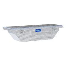 Bright Aluminum 63" Angled Truck Tool Box with Low Profile (LTL Shipping Only) image 1